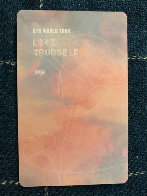 Bts Love Yourself Seoul Dvd Jimin Photocard Hobbies And Toys Memorabilia And Collectibles K