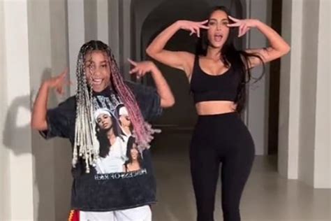 Kim Kardashian And North West Team Up For Another Tiktok Dance The