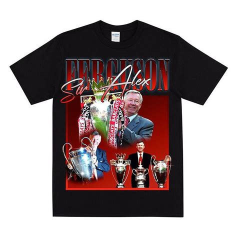 SIR ALEX FERGUSON Homage T-shirt For Football Fans, 1999 Treble Winners ...