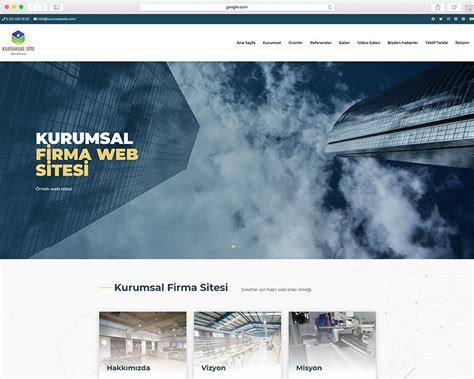 Kurumsal Haz R Web Sitesi Kurumsal Siteler