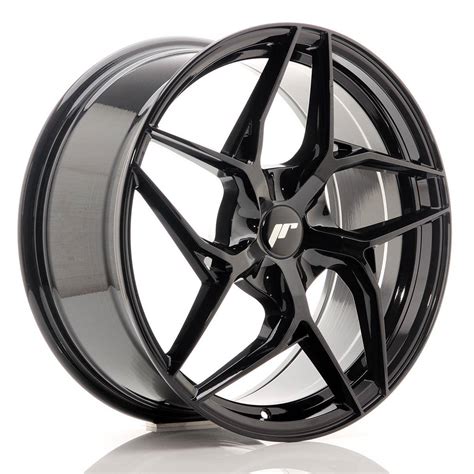 USED Japan Racing JR35 19x8 5 ET35 45 5H BLANK Gloss Black SHOWROOM