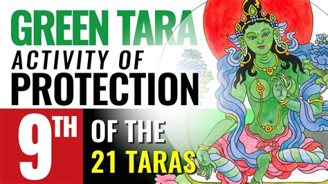 9th Tara Of The 21 Taras Activity Of Protection Arya Tara And Her Two