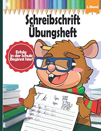 Schreibschrift Übungsheft Schönschrift schreiben lernen für 1