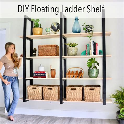 25 Easy DIY Ladder Shelf Plans How To Build Guide