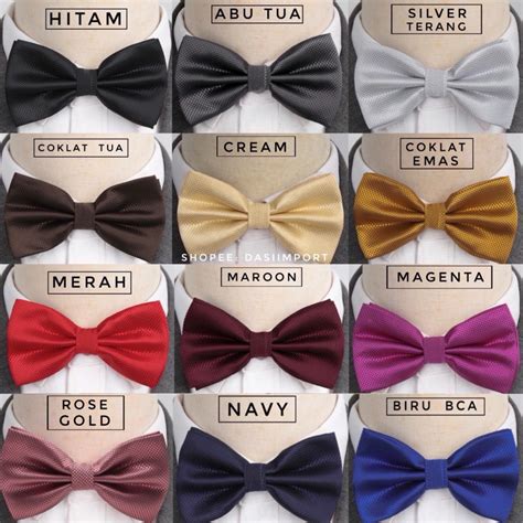 Jual Dasi Kupu Pria Dewasa Bowtie Dasi Pita Bow Tie Kupu Kupu Shopee