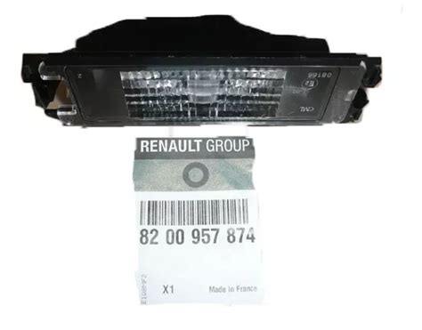 Luz Placa Renault Sandero Logan Clio 8200957874 original Frete grátis