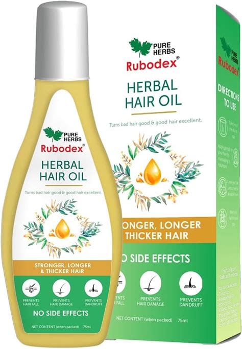 Rubodex Premium Herbal Hair Oil 75 Ml Au Beauty