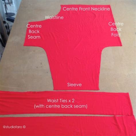 Studio Faro Retro Wrap Sewing Instructions