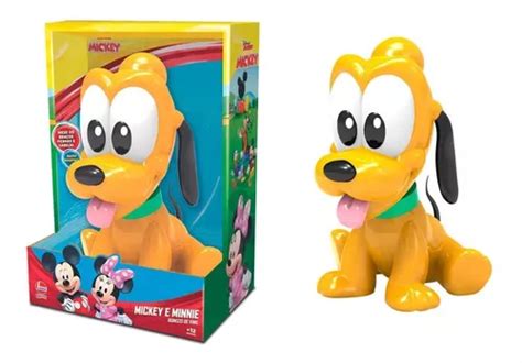 Boneco Pluto Disney 27cm Turma Do Mickey Vinil Atóxico Líder Frete grátis