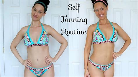 Self Tanning Routine Holy Grail Products Review YouTube