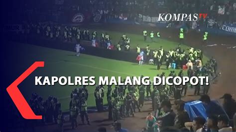 Kapolri Listyo Sigit Copot Kapolres Malang AKBP Ferli Hidayat Imbas