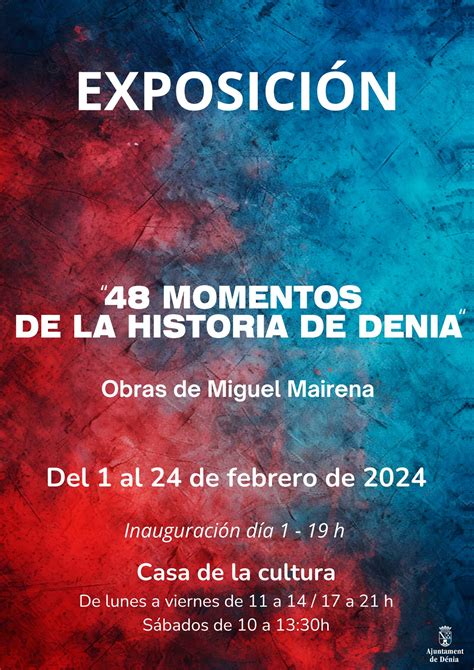 Cartel de la exposición de Miguel Mairena en Dénia - Dénia.com