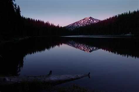 Sunrise At Todd Lake And Mt Bachelor Oregon Originally T Flickr