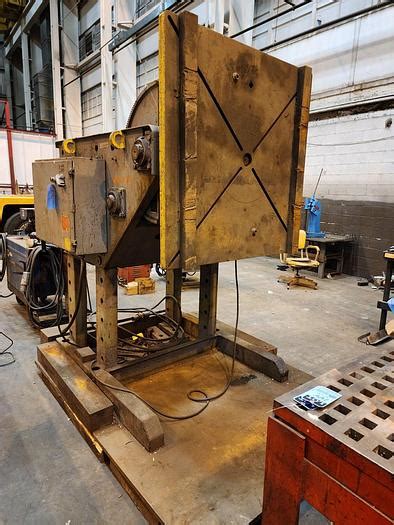 Used 10000 Lb Aronson Shd100a Variable Speed Welding Positioner For