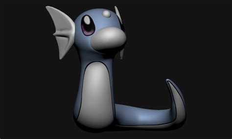 STL File Pokemon Dratini Dragonair And Dragonite 3D Printing