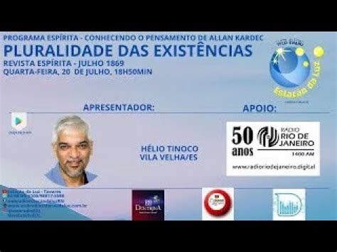 PLURALIDADE DAS EXISTÊNCIAS YouTube