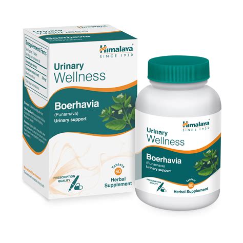 Himalaya Boerhavia (Punarnava) Tablets 60's - Urinary Support ...