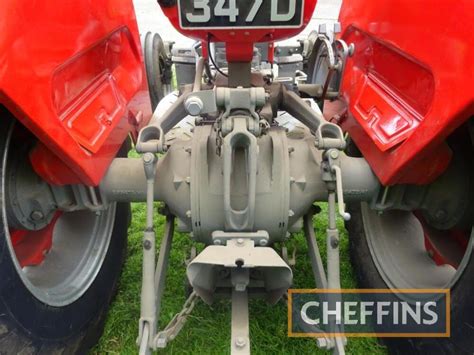 Massey Ferguson 165 Diesel Tractor On Goodyear Diamond 14 9 28 Rear And Goodyear Diamond 7 50 16