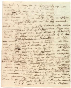 Jefferson or Burr? Hamilton’s Letters in the Election of 1800 – It's ...