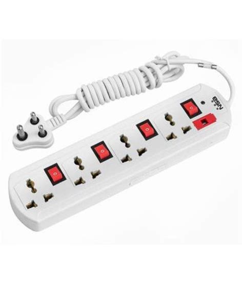 Buy Esn 999 4 Socket Extension Board With 2 Meter Wire Length Online At