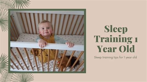 Sleep Training 1 Year Old Sleep Training Tips For 1 Year Old Youtube