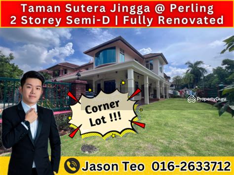 Taman Perling Sutera Jingga Corner Lot Taman Sutera Jingga Taman