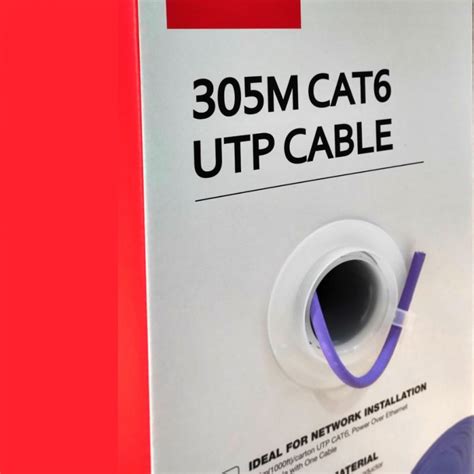 Dahua PFM923I 6UN CC PURPLE Bobina 305mts Cable UTP CAT6