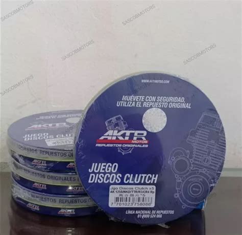 Discos De Clutch Ak 125s nkd ttr r3 cr4 Akt Original Envío gratis