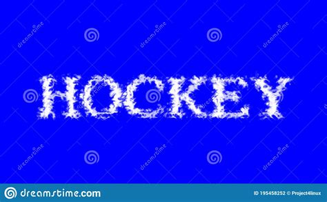 Fondo Aislado Azul Del Efecto De Texto En La Nube De Hockey Stock De