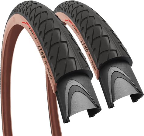 Fincci Pair Inch Bike Tires Foldable Slick X Bike Tires