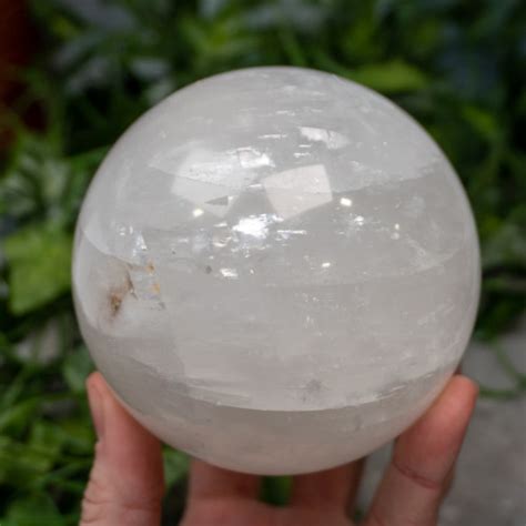 White Calcite Sphere 2 The Crystal Council