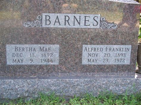 Bertha May Morris Barnes Homenaje De Find A Grave