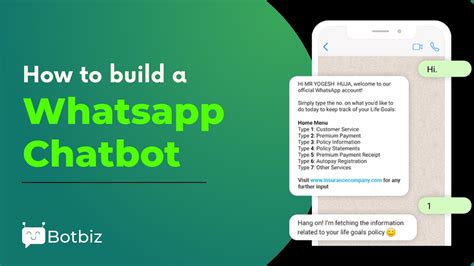 How To Build A Whatsapp Chatbot Youtube