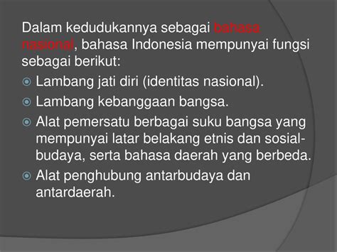 Fungsi Dan Kedudukan Bahasa Indonesia Menurut Para Ahli Studyhelp