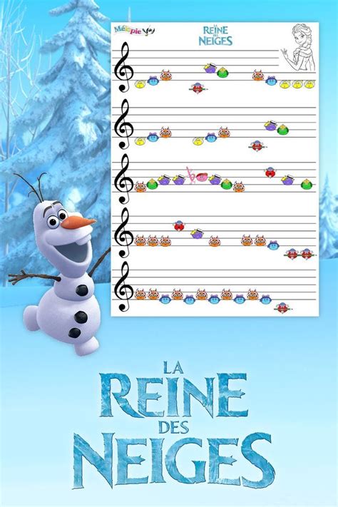 Reine Des Neiges Et Partition Lib R E D Livr E Et M Lopie