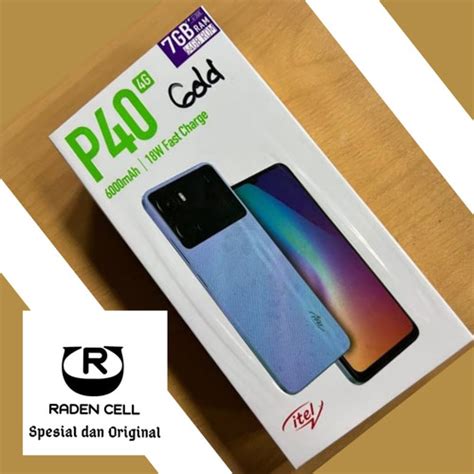 Jual Itel Vision P40 Ram 4 64 GB Handphone Android 4G Garansi Resmi