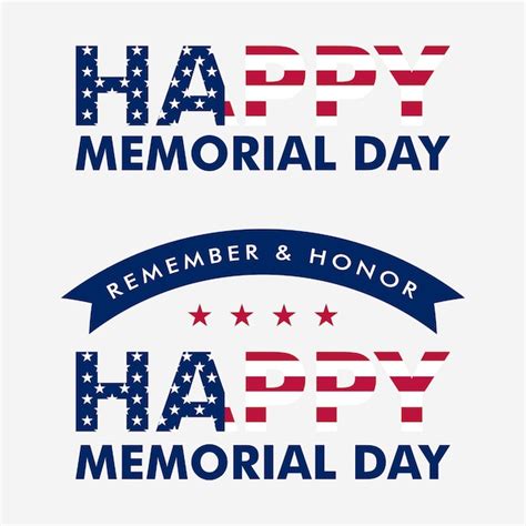 Premium Vector Us Memorial Day Patriot Proud Label American Flag And