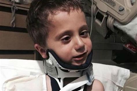 Four Year Old Boy Survives Internal Decapitation After Accident