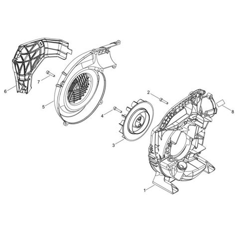 Fan Case For Echo Pb 2520 Handheld Blower Lands Engineers