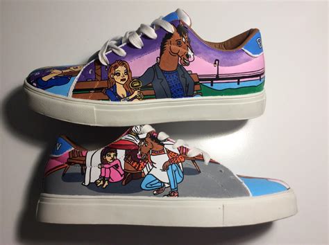 Custom Shoes Bojack Horseman By Viequidessine On Deviantart