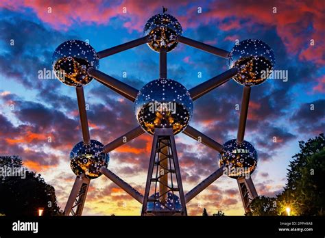 The Atomium The Famous Landmark Of Brussels Belgium Stock Photo Alamy