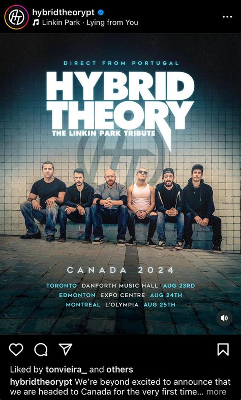 Hybrid Theory Linkin Park Tribute Toronto Show Rlinkinpark