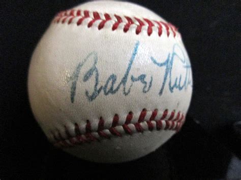 Babe Ruth Replica S Autographed Baseball NEW DESIGN Etsy