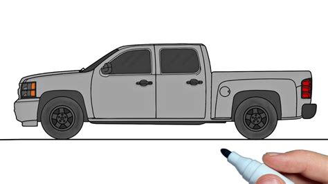 How To Draw A Chevy Truck