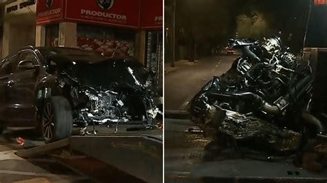 Impactante Colisión en Providencia Motor Desprendido y Conductor