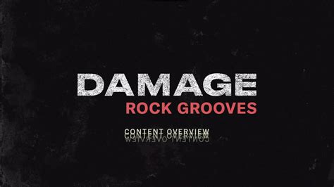 Damage Rock Grooves Content Overview Heavyocity YouTube