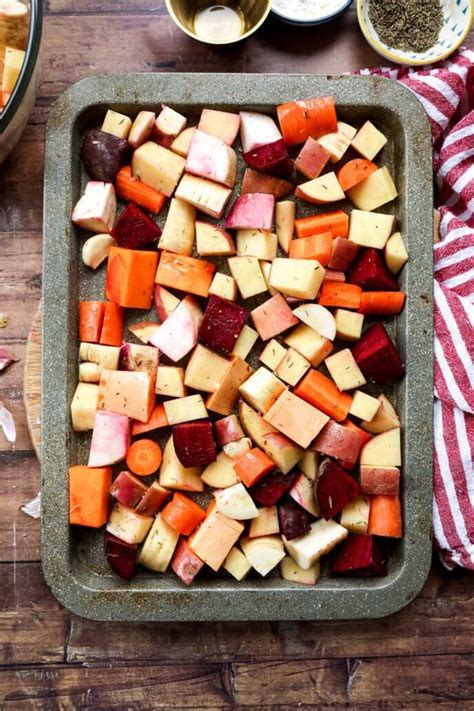 Roasted Winter Vegetables Recipe Dinner Then Dessert