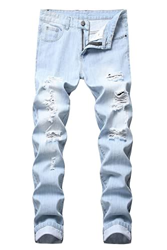 I Tested The Latest Trend Light Blue Ripped Jeans For Men Here S Why