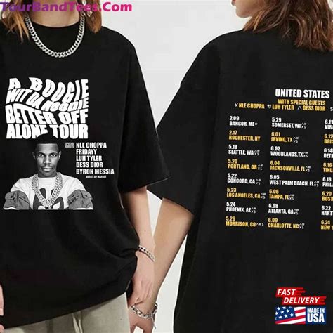 A Boogie Wit Hoodie Better Off Alone Tour 2024 Shirt Fan Sweatshirt