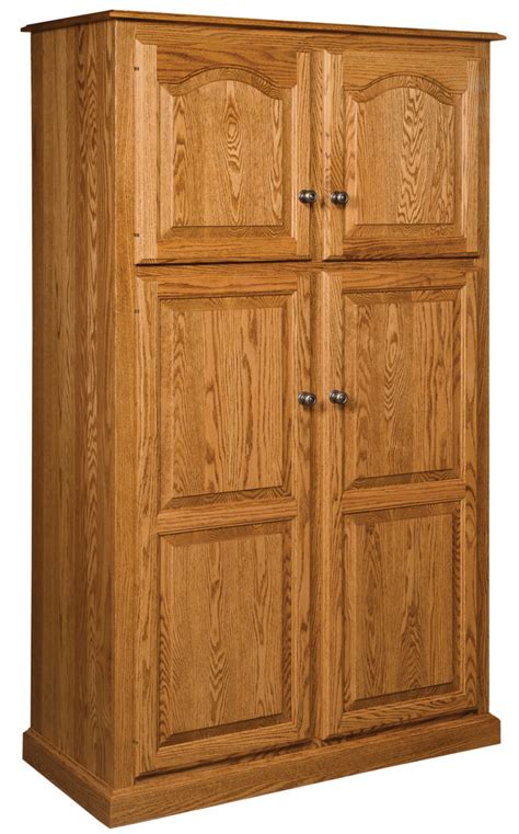 Lux Traditional Pantry Amish Solid Wood Pantries Kvadro Furniture